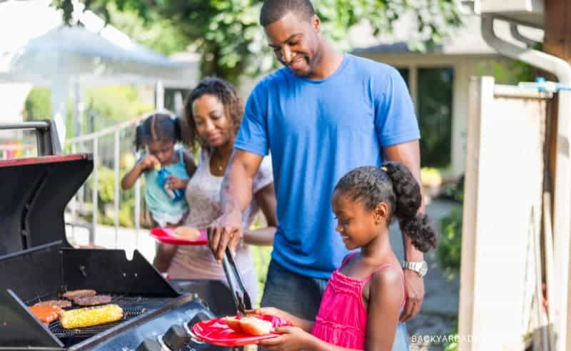 family at BBQ